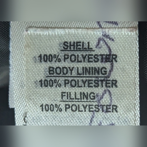 EUC Unionbay gray quilted zip up side pockets foldable collar sleeveless vest - Picture 8 of 8